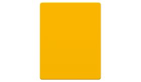 DOR - zonder folie - geel RAL 1023 - 530x670 mm