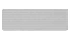 Aluminium DOR verkeersbord met witte retroreflecterende folie - levensduur 10 jaar - afmeting 800x270mm