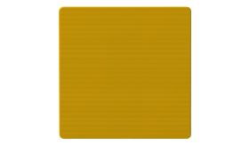 Aluminium DOR verkeersbord met fluor gele retroreflecterende folie - levensduur 10 jaar - afmeting 800x800mm