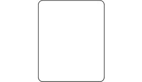 Aluminium DOR verkeersbord in de kleur wit RAL 9016 met een afmeting van 250x400mm