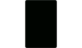 Aluminium DOR verkeersbord in de kleur zwart RAL 9017 met een afmeting van 400x600mm