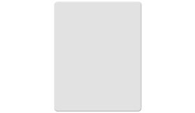 Aluminium DOR verkeersbord in de kleur wit RAL 9016 met een afmeting van 530x670 mm