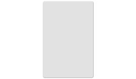 Aluminium DOR verkeersbord in de kleur wit RAL 9016 met een afmeting van 530x800 mm
