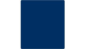 Aluminium DOR verkeersbord in de kleur blauw RAL 5017 met een afmeting van 800x900 mm