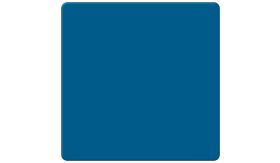 DOR - zonder folie - blauw RAL 5017 - 1000x1000 mm