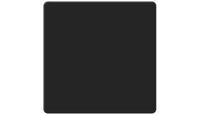DOR - zonder folie - zwart RAL 9017 - 1000x1000 mm