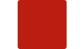 Aluminium DOR verkeersbord in de kleur rood RAL 3020 met een afmeting van 1400x1400 mm
