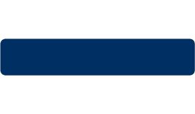 Aluminium DOR verkeersbord in de kleur blauw RAL 5017 met een afmeting van 800x150 mm