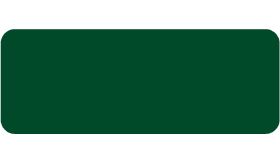 Aluminium DOR verkeersbord in de kleur groen RAL 6005 met een afmeting van 400x150mm