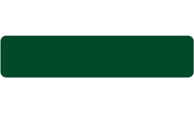 Aluminium DOR verkeersbord in de kleur groen RAL 6005 met een afmeting van 700x150mm