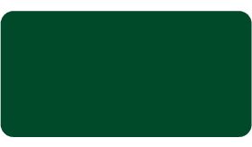 Aluminium DOR verkeersbord in de kleur groen RAL 6005 met een afmeting van 400x200mm
