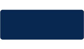 Aluminium DOR verkeersbord in de kleur blauw RAL 5013 met een afmeting van 700x250mm