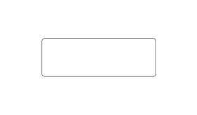 Aluminium DOR verkeersbord in de kleur wit RAL 9016 met een afmeting van 1500x500 mm