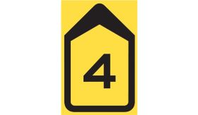 Nabasco Sign verkeersbord RVV T201b werk in uitvoering omleidingsbord rechtdoor - levensduur 20 jaar - afmeting 400x600mm