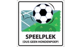 Aluminium DOR Buurtbord Ovidius 2.6 - Speelplek (dus geen hondenpoep) - levensduur 20 jaar - afmeting 600x600mm