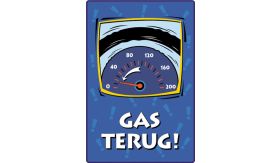 Aluminium DOR Buurtbord Ovidius 1.2 - Gas terug! - levensduur 20 jaar - afmeting 400x600mm