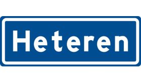 Aluminium DOR verkeersbord RVV H01a begin bebouwde kom - levensduur 20 jaar - afmeting 1240x340mm