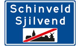 Aluminium DOR verkeersbord RVV H02c einde bebouwde kom - levensduur 20 jaar - afmeting 940x800mm