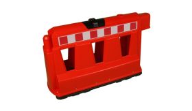 Barrier - rood - 1000x400x600 mm - incl. reflectoren