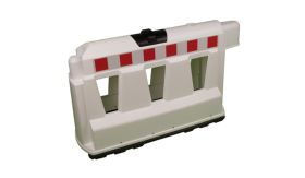 Barrier - wit - 1000x400x600 mm - incl. reflectoren