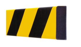 MORION beschermrand-rechthoek 60-20- 3 boorgaten- geel/zwart