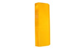 Lichtmastschild - aluminium - fluor geel - 800x300 mm - Klasse 3