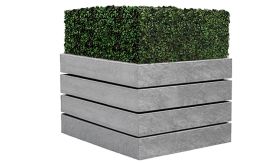Bloembak AGORA - Mineral Grey - 600x600x520 mm - 117 liter