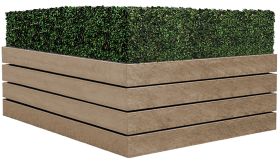Bloembak AGORA - Sand Beige - 1200x1200x520 mm - 520 liter
