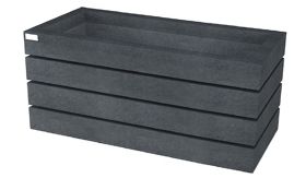 Bloembak AGORA - Ural Black - 900x450x520 mm - 131 liter