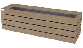 Bloembak AGORA - Sand Beige - 1200x450x520 mm - 178 liter