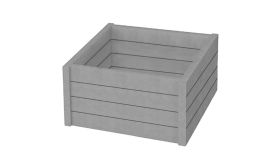 Bloembak ROTTERDAM - Mineral Grey - 900x900x480 mm - 235 ltr