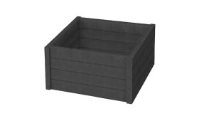 Bloembak ROTTERDAM - Ural Black - 900x900x480 mm - 235 ltr