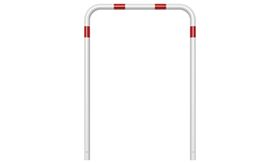 Sluishek - 1000x1400x48 mm Ø - wit/rood - z. tussenb. - instorten
