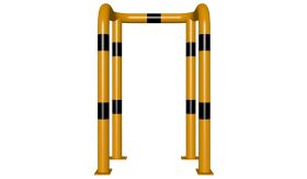 Veiligheidsbeugel 2x 90° - g/z - 750x1150x76 mm Ø - voetplaat