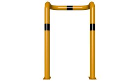 Veiligheidsbeugel 2x 90° - g/z - 750x1150x76 mm Ø - voetplaat