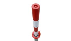 PARATLIFT - handbediend - inzinkbaar - 76 mm Ø - rood/wit