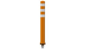 pole-cone-traffic-Ø80x800mm-oranje-wit-uitwisselbaar
