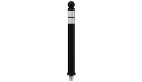 pole-cone-city-Ø80x870mm-zwart-wit-uitwisselbaar