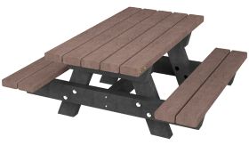 Tafel OSLO JUNIOR - Quartz Brown - 1200x1350x540 mm