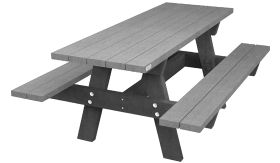 Tafel OSLO - Mineral Grey - 1800x1400x760 mm