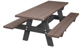 Tafel OSLO - Quartz Brown - 1800x1400x760 mm