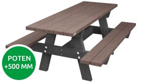 Tafel OSLO-G - Quartz Brown - 1800x1400x760 mm