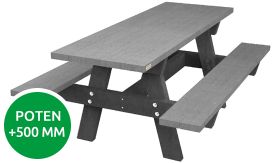 Tafel OSLO-G MENSA - Mineral Grey - 1800x1560x760 mm