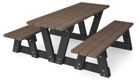 Tafel LYON ZL - Quartz Brown - 1800x1830x720 mm