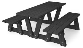 Tafel LYON ZL - Ural Black - 1800x1830x720 mm