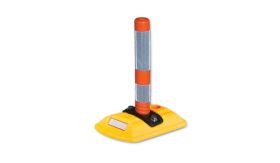 Rijbaangeleider TA - flexipost - voet geel - 260x160x280 mm