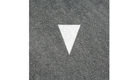 Premark® wegmarkering - Haaientand - wit - 400x300 mm