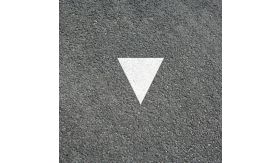 Premark® wegmarkering - Haaientand - wit - 300x300 mm