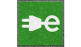 Premark® wegmarkering - Elekt. laadpunt - groen - 1000x1000 mm
