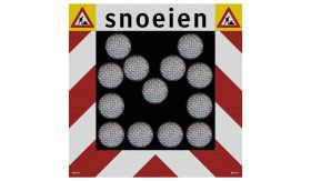 Actieframe kokerpr. - lichtpijl - 1300x1300 mm - excl. beugels